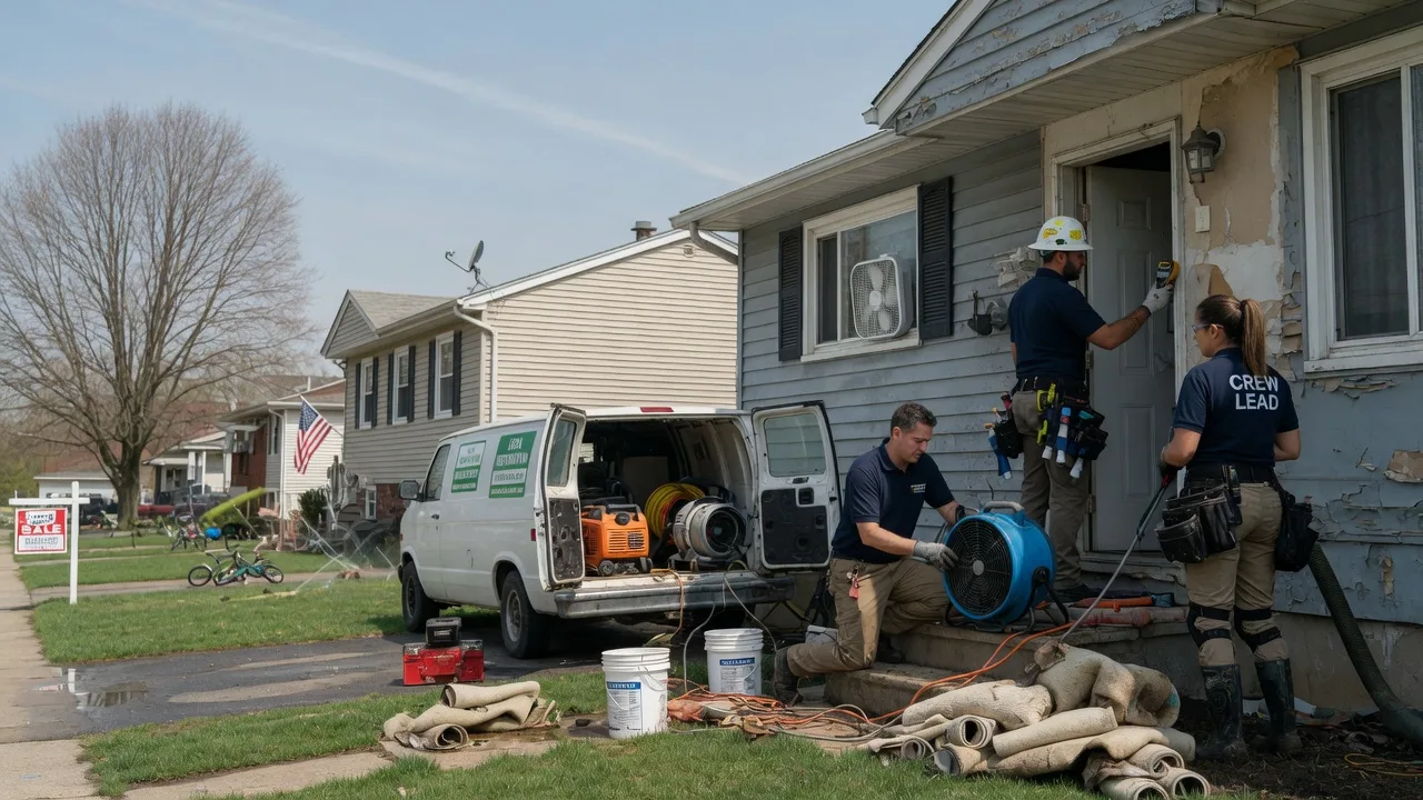 Flood Cleanup in Clinton, IA near me