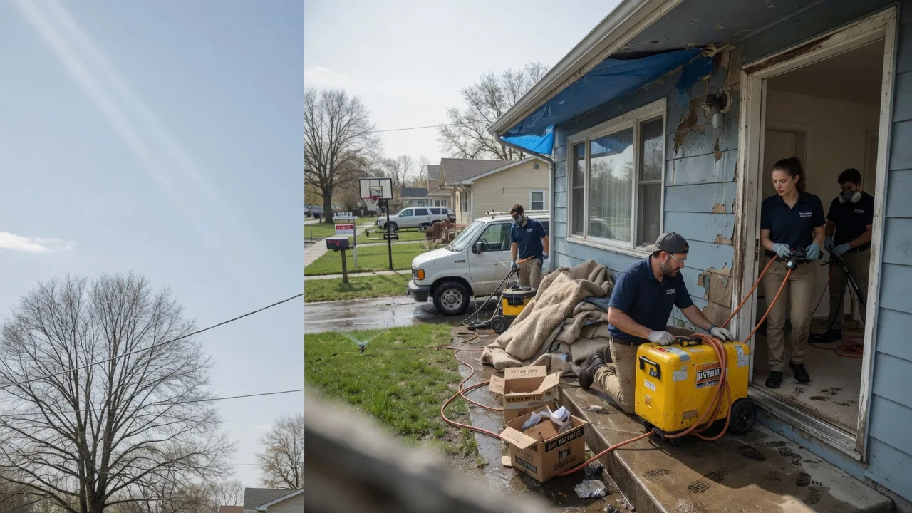 Basement Flood Cleanup in Clinton, IA near me